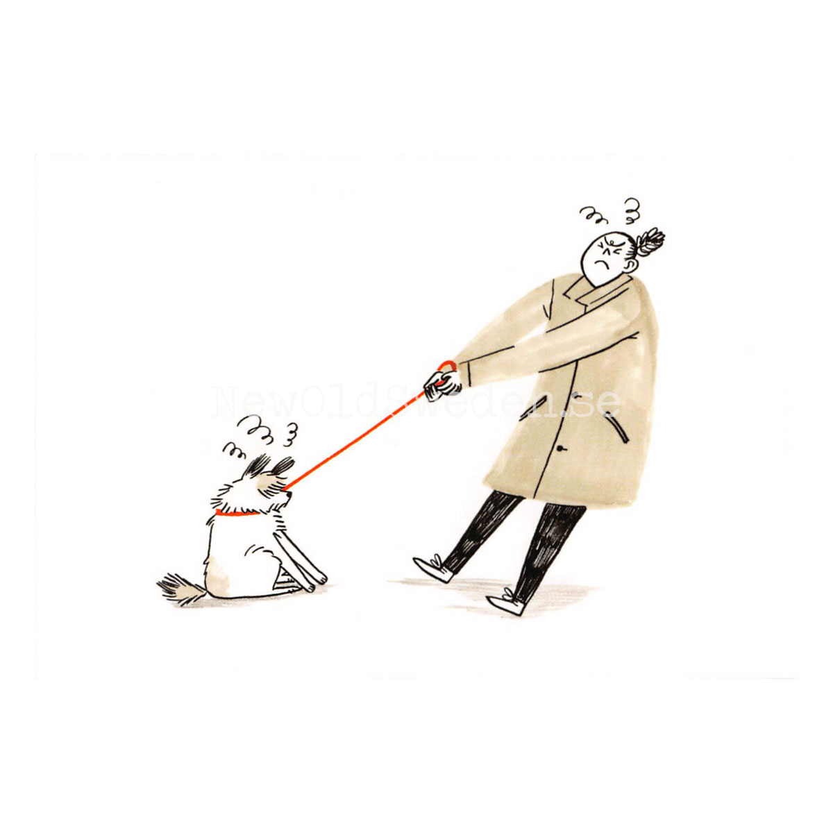 Lazy Dog 2017 - Giulia Sagramola - Postcard A6 - 1607 - 2