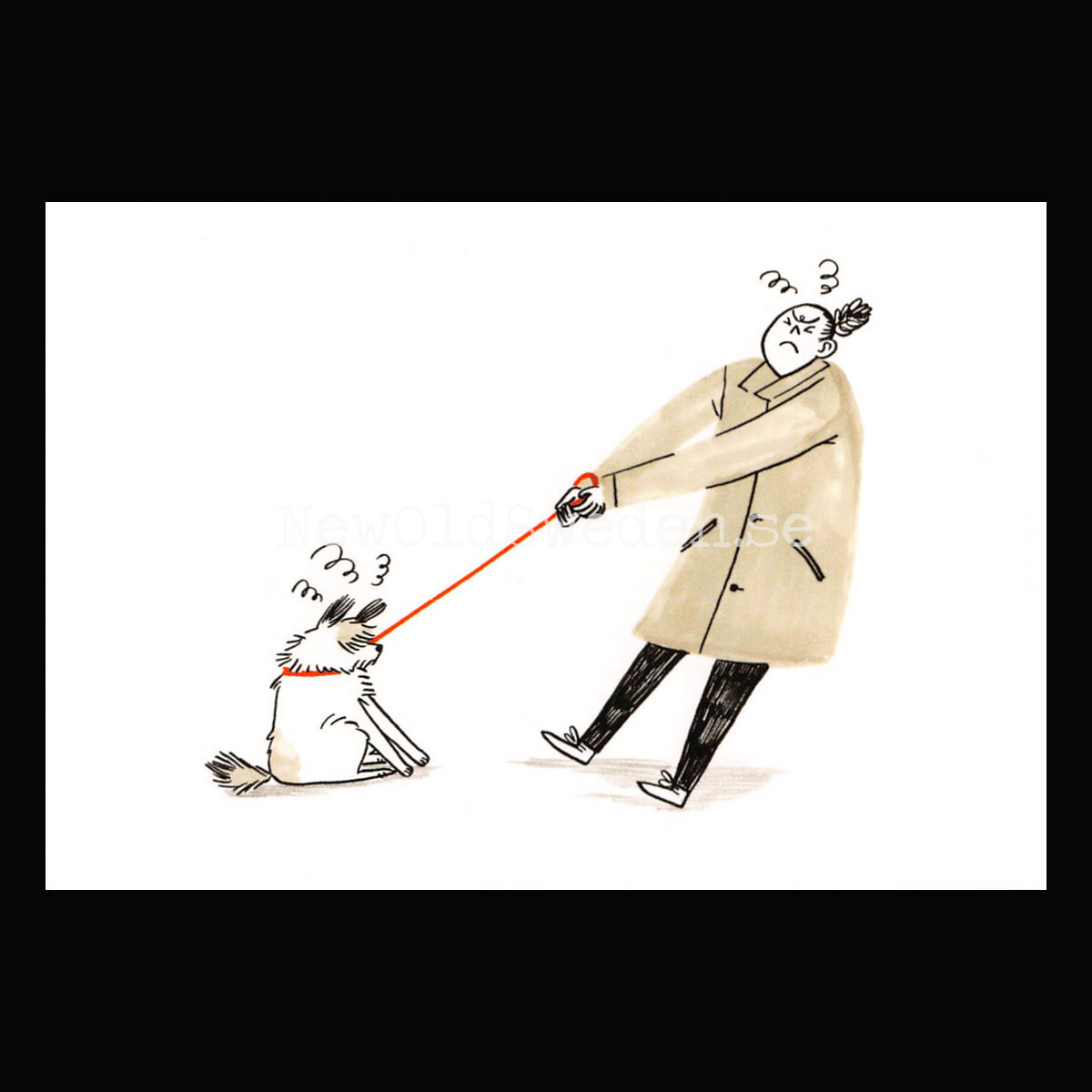 Lazy Dog 2017 - Giulia Sagramola - Postcard A6 - 1607