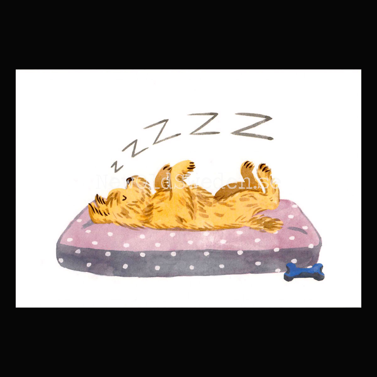 Sleepy Terrier 2014 - Giulia Sagramola - Postcard A6 - 1607