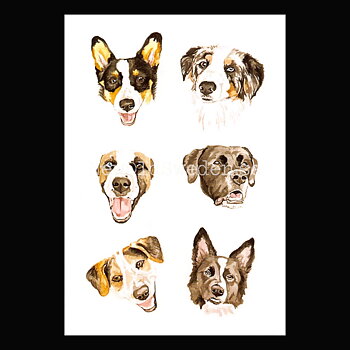 Pup Chart 2020 - Wallace May - Postcard A6 - 1607