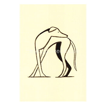 Lanky Greyhound 2020 - Timo Kuilder - Postcard A6 - 1607