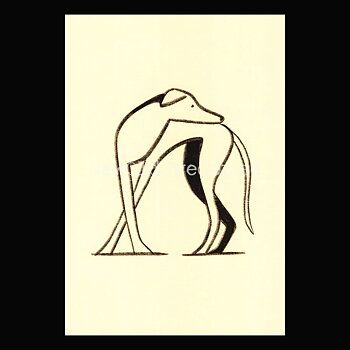 Lanky Greyhound 2020 - Timo Kuilder - Postcard A6 - 1607