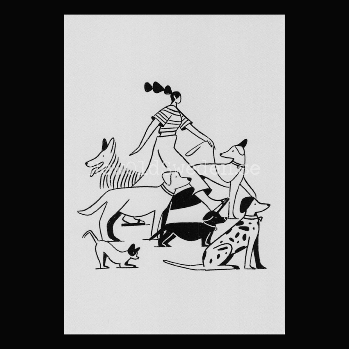 Dog Walker 2020 - Timo Kuilder - Postcard A6 - 1607