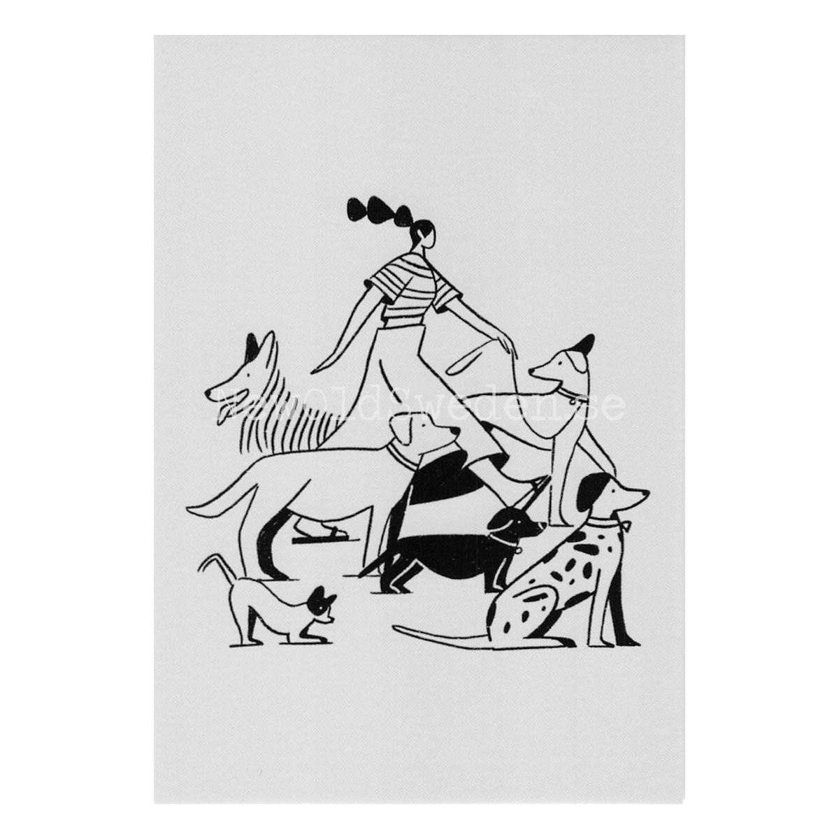Dog Walker 2020 - Timo Kuilder - Postcard A6 - 1607 - 2