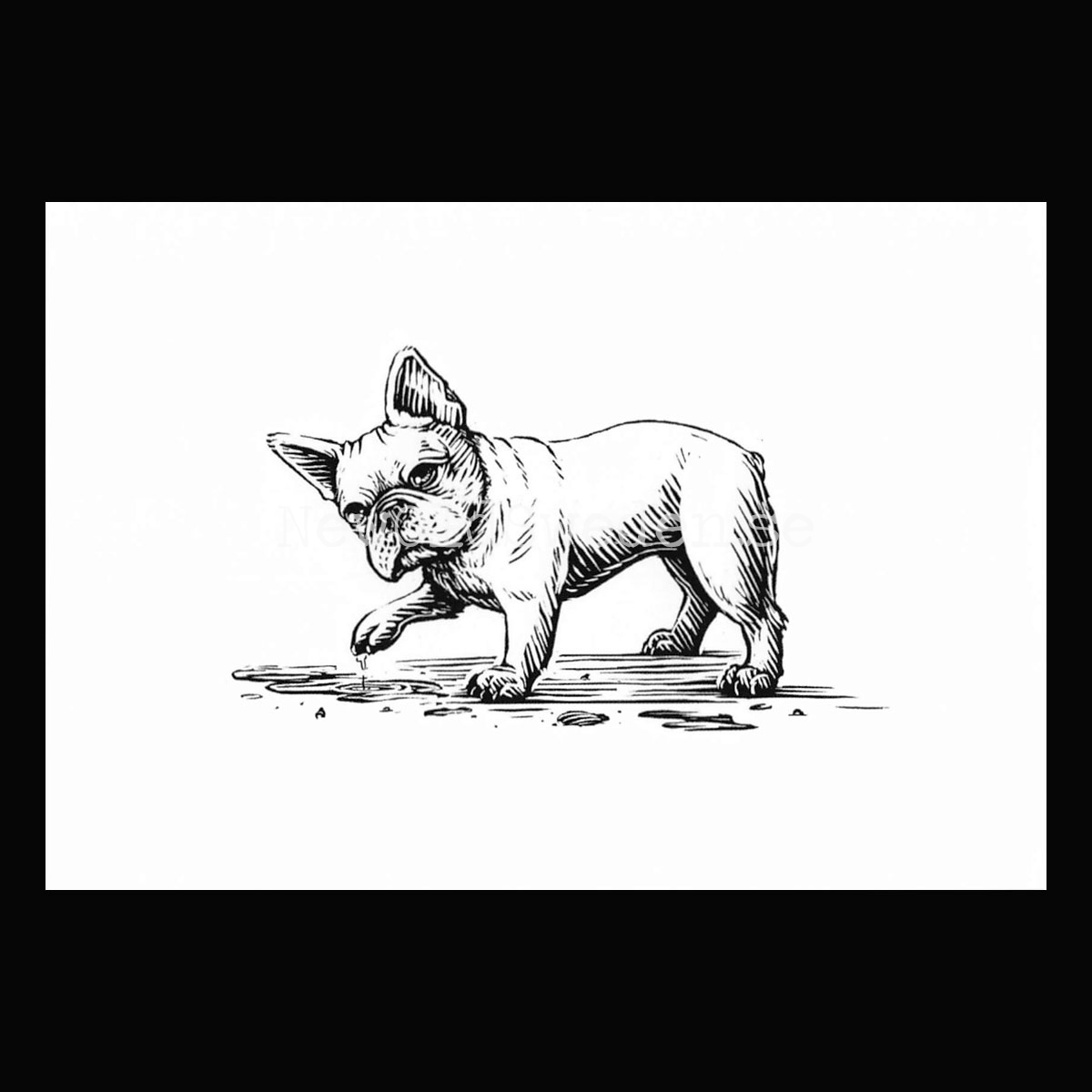 French Bulldog 2020 - Dylan Goldberger - Postcard A6 - 1607