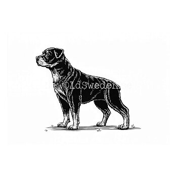 Rottweiler 2020 - Dylan Goldberger - Postcard A6 - 1607