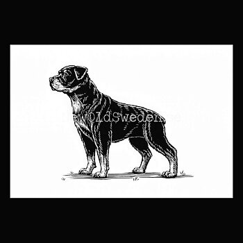 Rottweiler 2020 - Dylan Goldberger - Postcard A6 - 1607