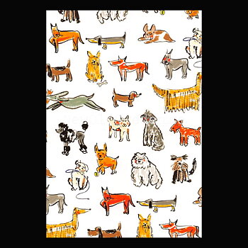 Dogs We Do Adore! 2020 - Mokshini - Postcard A6 - 1607