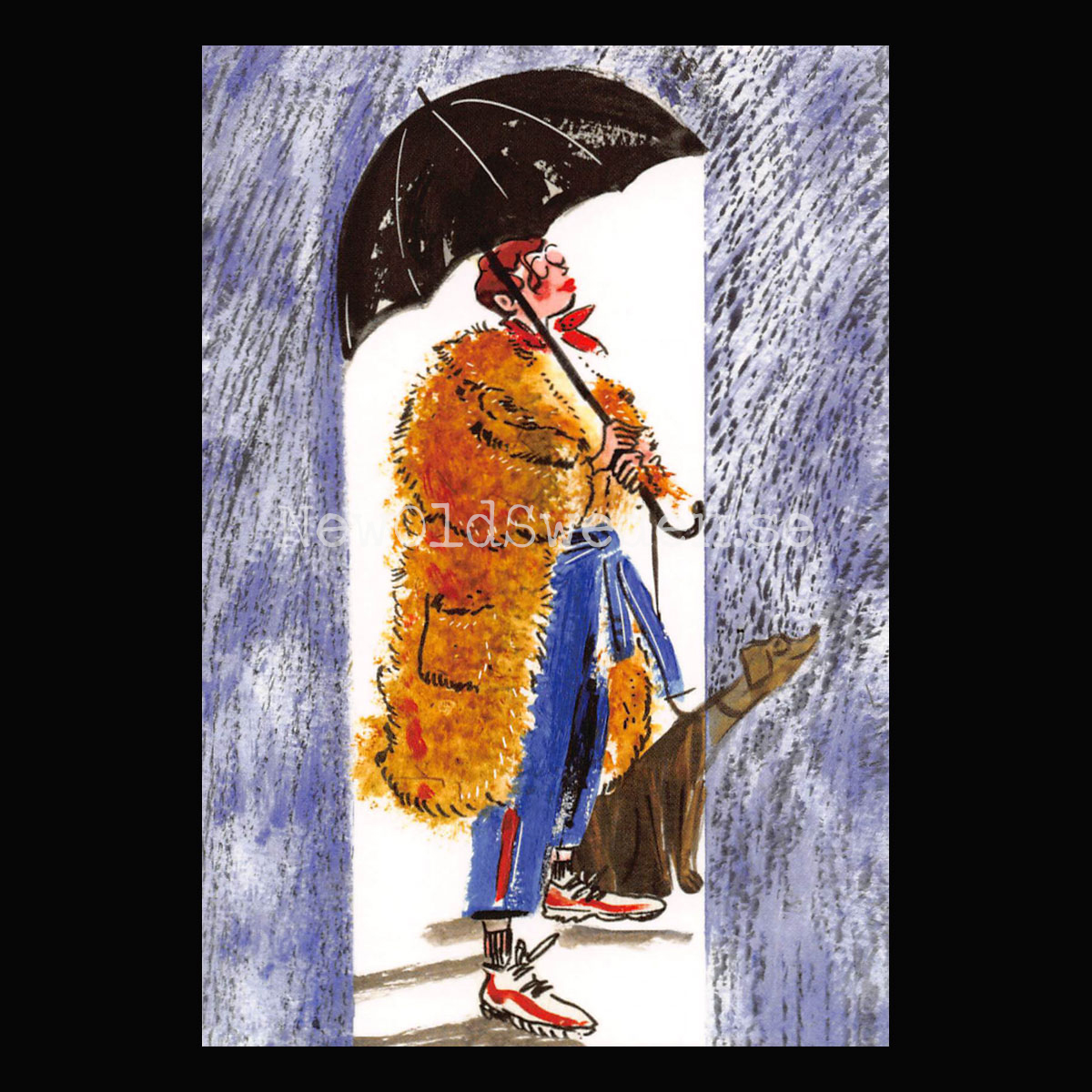 Rain Basking 2020 - Mokshini - Postcard A6 - 1607