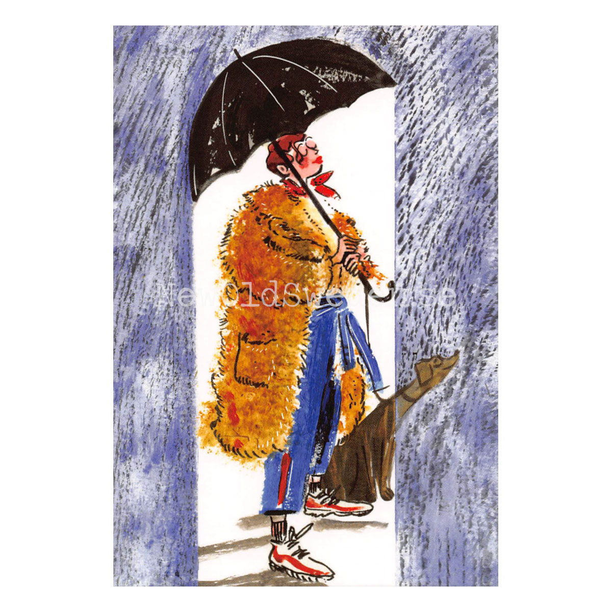 Rain Basking 2020 - Mokshini - Postcard A6 - 1607 - 2
