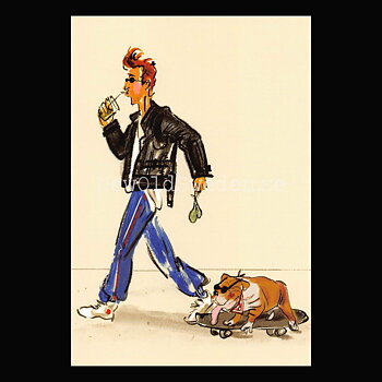 Russ and Bob 2020 - Mokshini - Postcard A6 - 1607