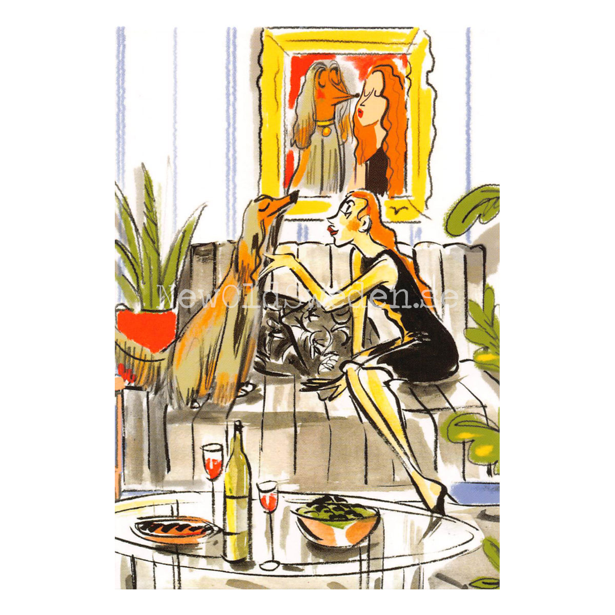 Sam and Peggy 2020 - Mokshini - Postcard A6 - 1607 - 2