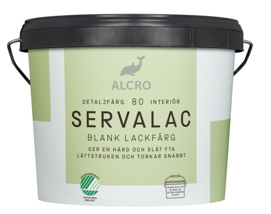 Servalac Blank Lackfärg Vit 3L