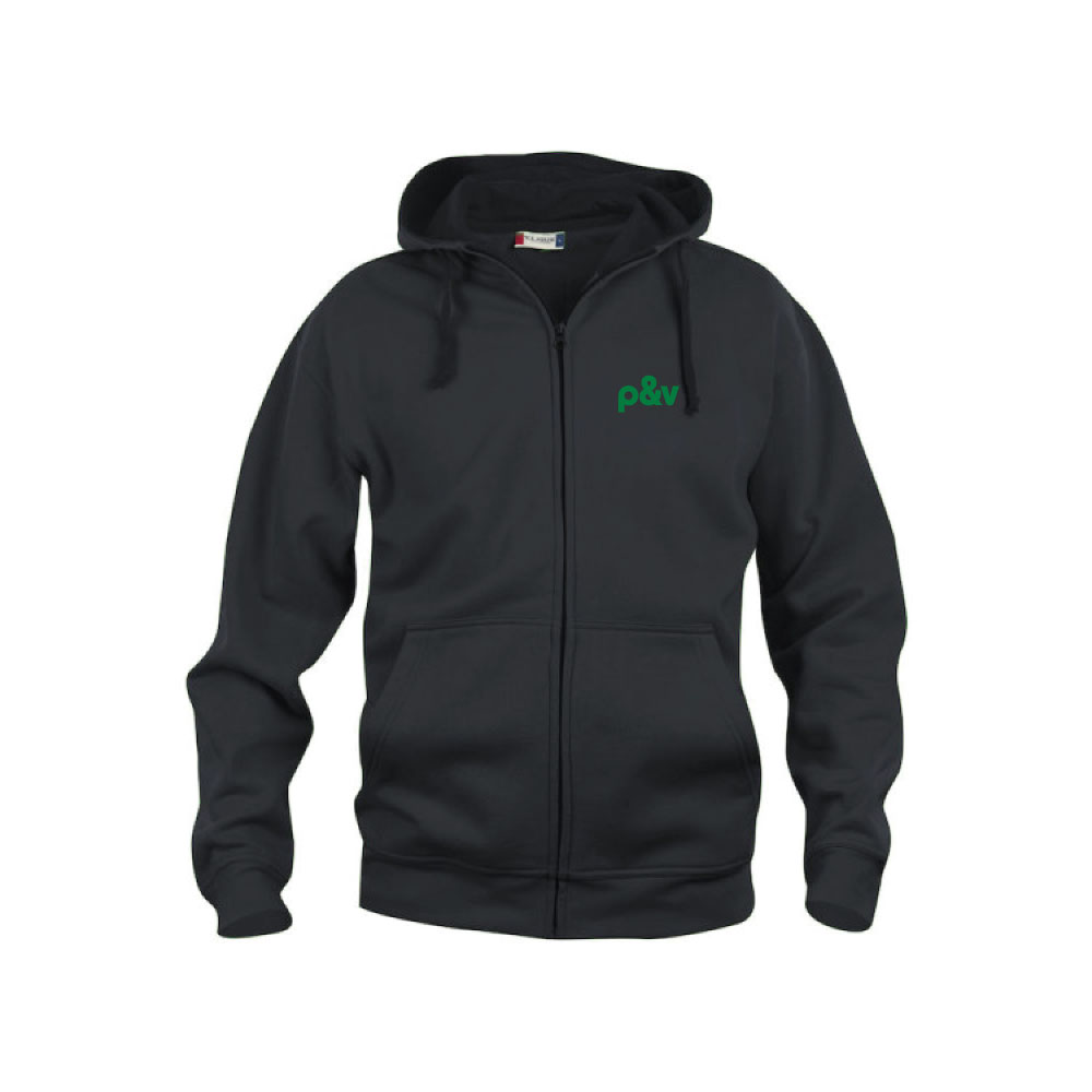 Basic hoody full zip