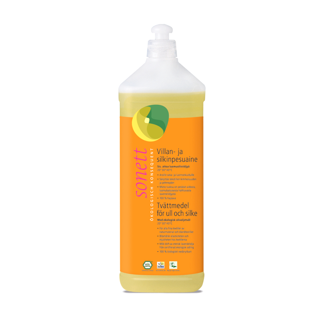 Tvättmedel för ull och silke  Lavendel, 1 liter, Sonett