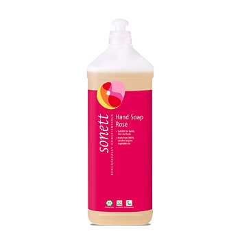 Flytande tvål Ros refill 1 liter, Sonett