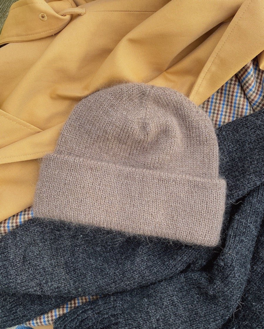 Oslomössan mohair  Petite Knit stickmönster på mössa