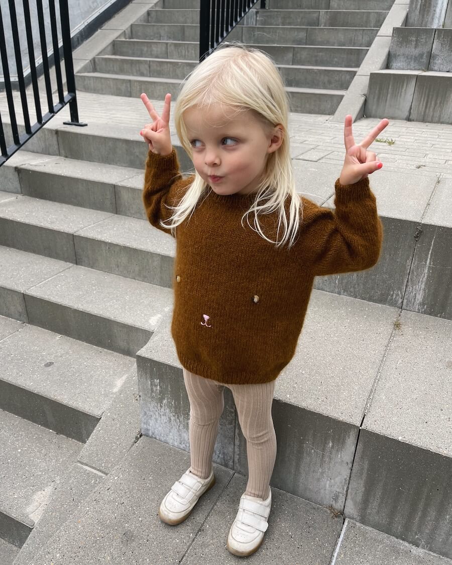 Nalletröja Petite Knit stickmönster på barntröja - 2