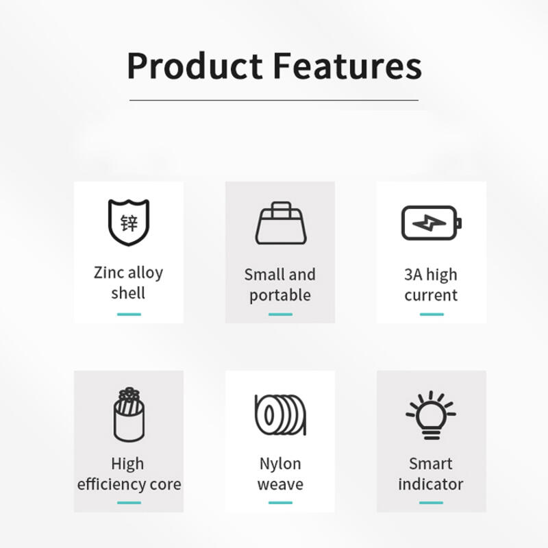 SiGN USB till USB-C Kabel, 2m, 3A - Svart - 3