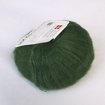 417 Mörkgrön - Kid Silk Mohair