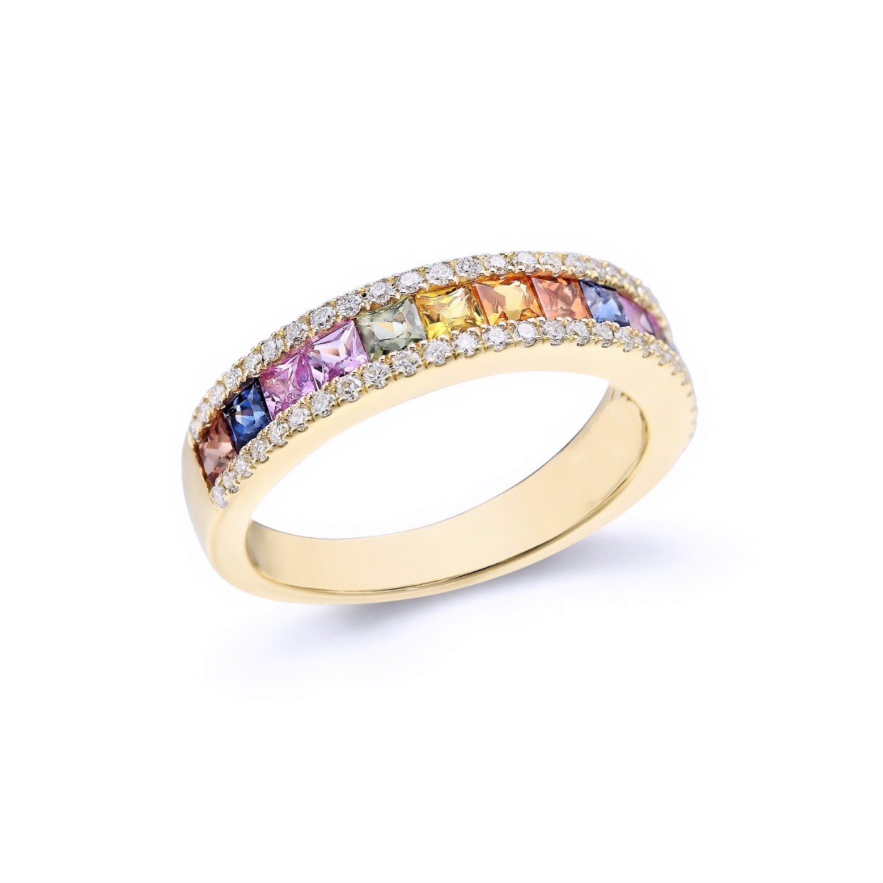 RAINBOW DIAMOND RING