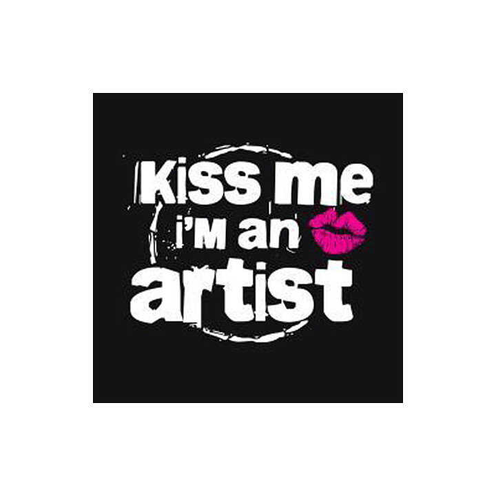 Attitude Aprons for Artists - Kiss Me