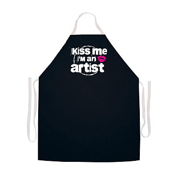 Attitude Aprons for Artists - Kiss Me