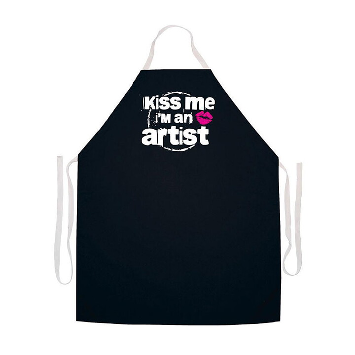 Attitude Aprons for Artists - Kiss Me