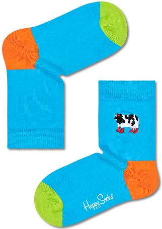Happy Socks Cow in Boots (1-9år)