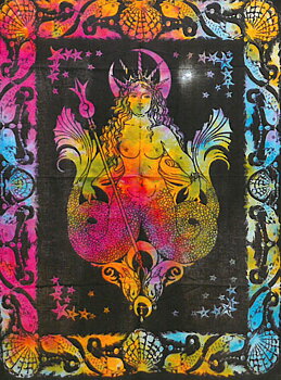 Batik Väggbonad  - Mermaid