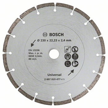 DIAMANTKAPSKIVA 230MM PL UNIVERSAL