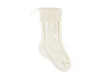 Julstrumpa Vit