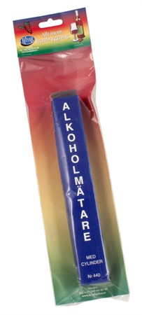 Alkoholmätare med mätglas