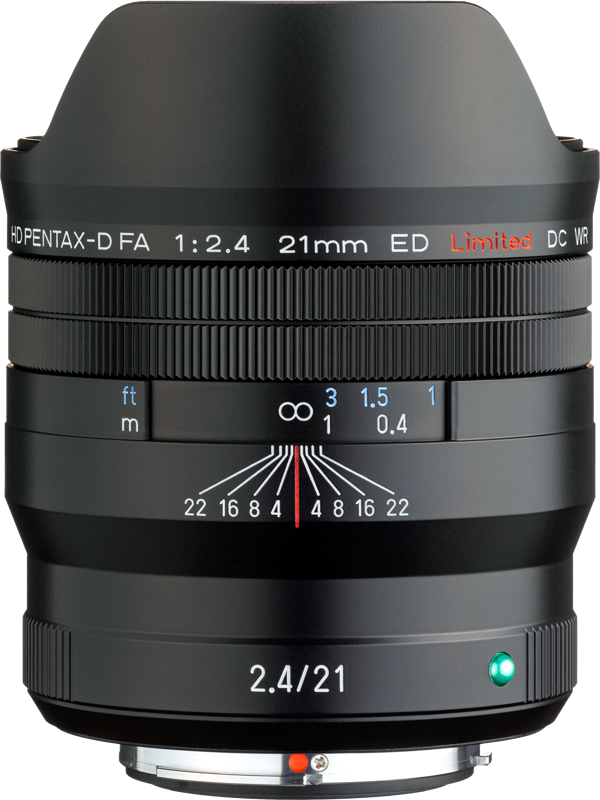 Pentax HD D FA 21mm F/2.4 ED Limited DC WR Black