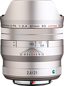 Pentax HD D FA 21mm F/2.4 ED Limited DC WR Silver