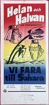 HELAN OCH HALVAN - VI FARA TILL SAHARA (1939)