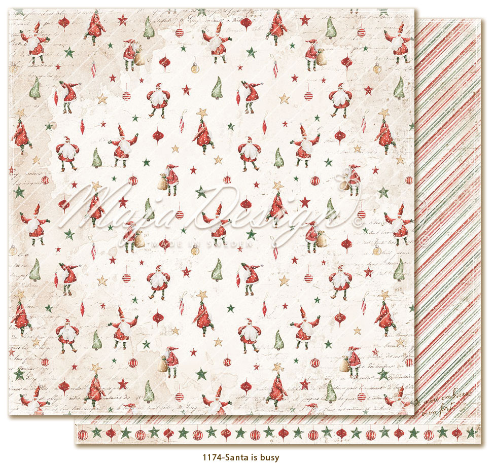 MAJA DESIGN -Happy Christmas - Santa is busy