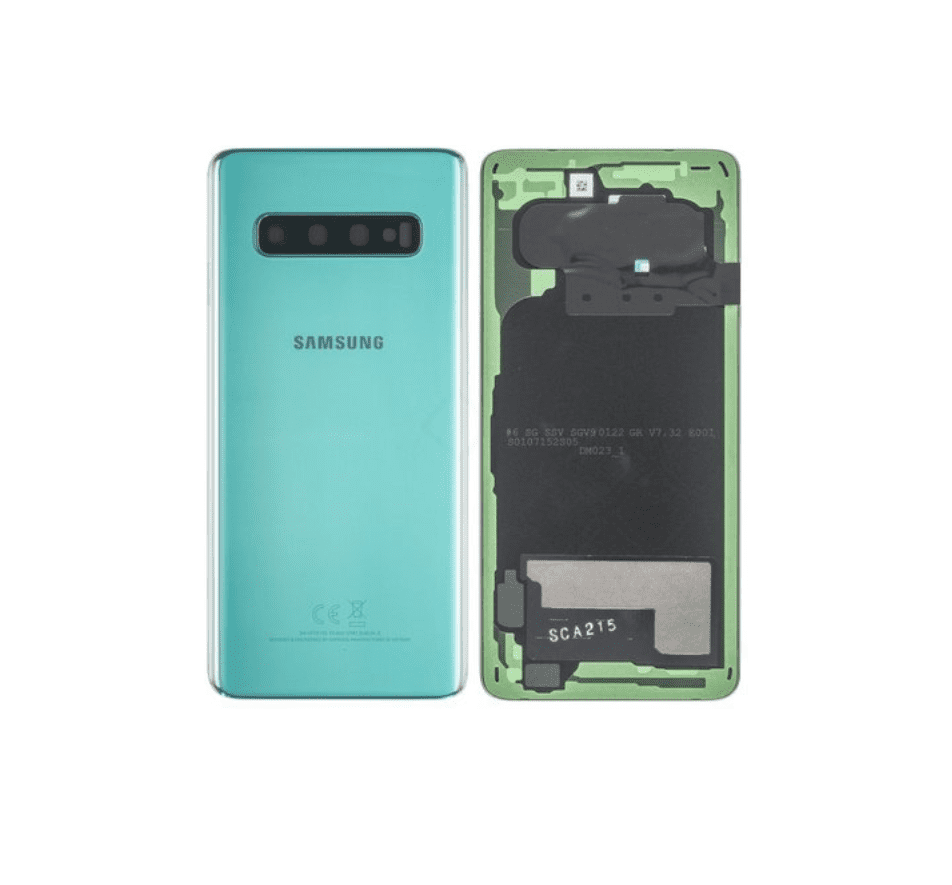 Samsung Galaxy S10 Baksida Med Tejp - Grön