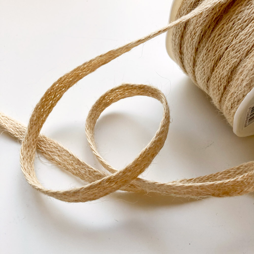 Sackclothes ribbon  10 mm X-mas ribbon - 2