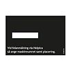 ICA, felanmälan dekal för nya versionen ID nummer dekal.