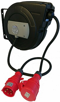 ELKABELVINDA MED 15M 3-FAS KABEL OCH KONTAKT