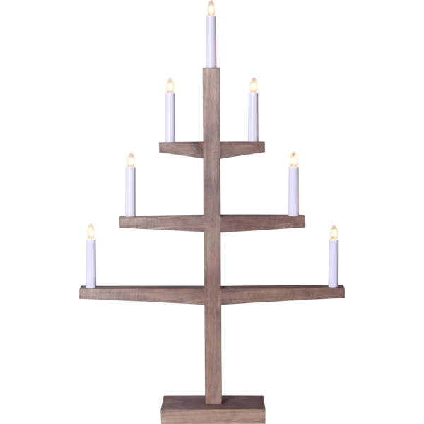 ADVENTSLJUSSTAKE - BRUNBETSAD (L)