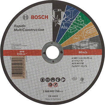 KAPSKIVA RAPIDO 180X1,6MM MULTICONSTRUCT