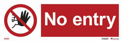 Prohibition sign (PSS) "No entry" - IMPA 33.8540