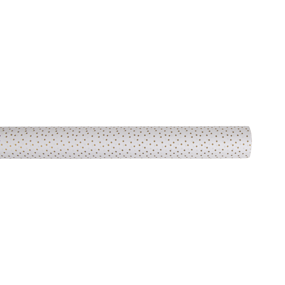 Prickar i guld, 70x200cm, Omslagspapper, Rayher