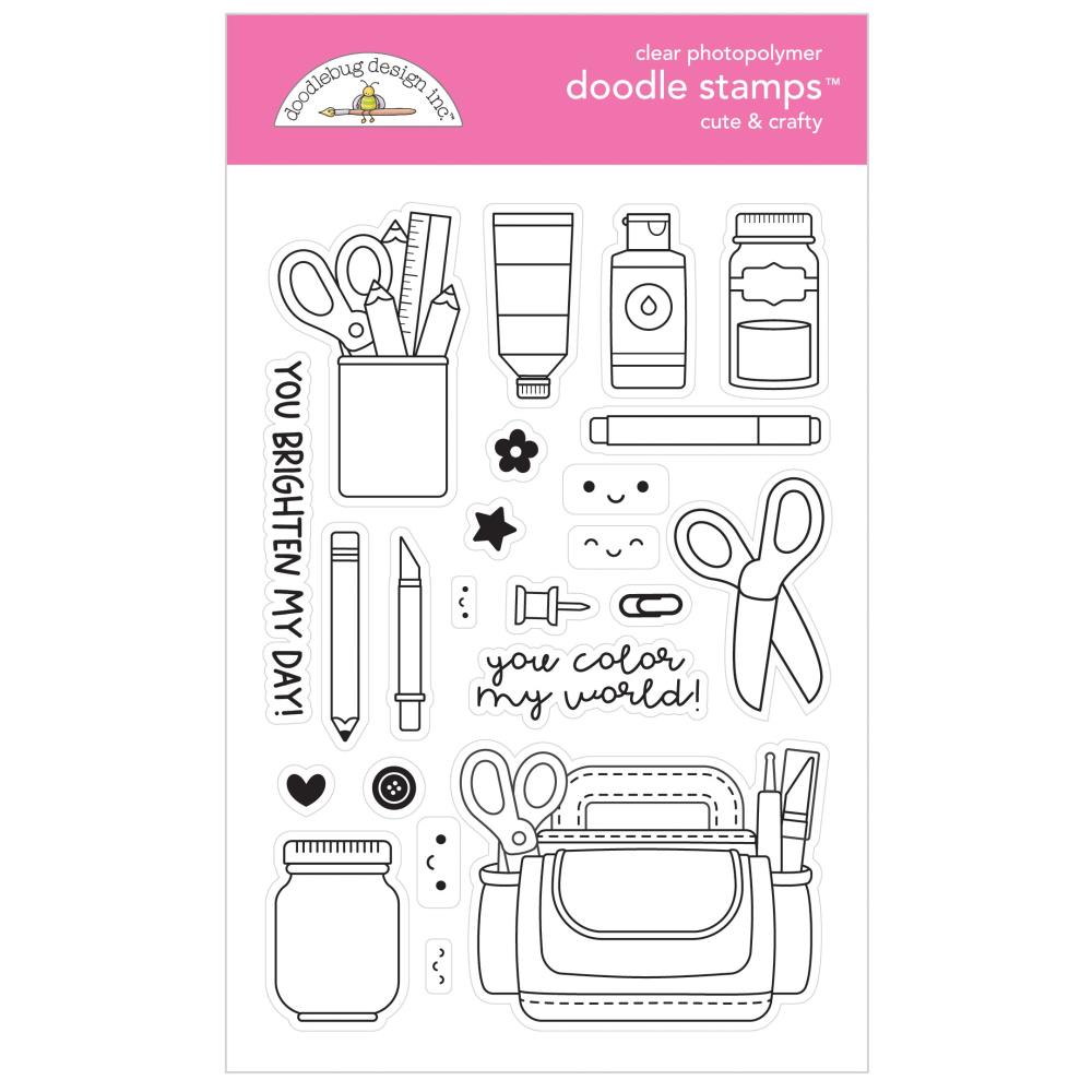   Doodlebug - Clear Doodle Stamps - Cute & Crafty