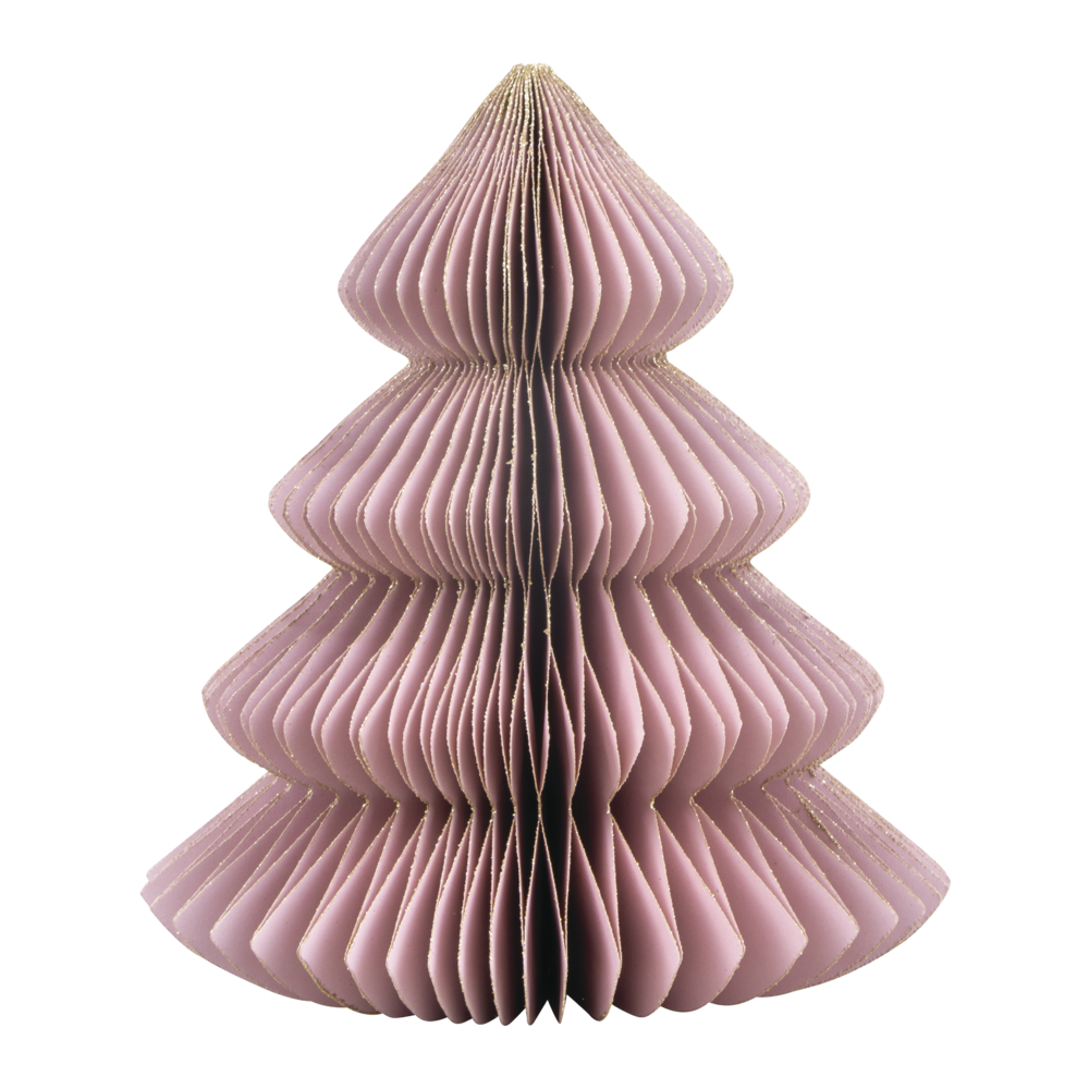 Gran - Pappersdekoration, 9x20cm, Powder pink, Rayher