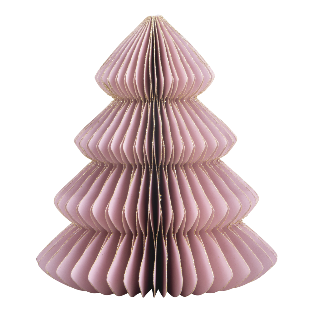 Gran - Pappersdekoration, 12x15cm, Powder pink, Rayher