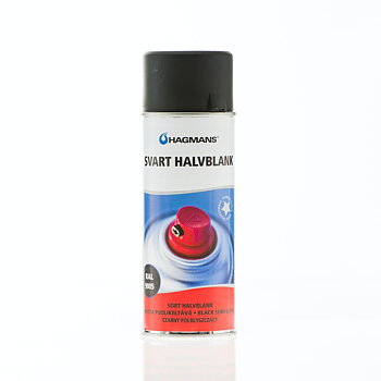 Sprayfärg Svart Halvblank 400ml