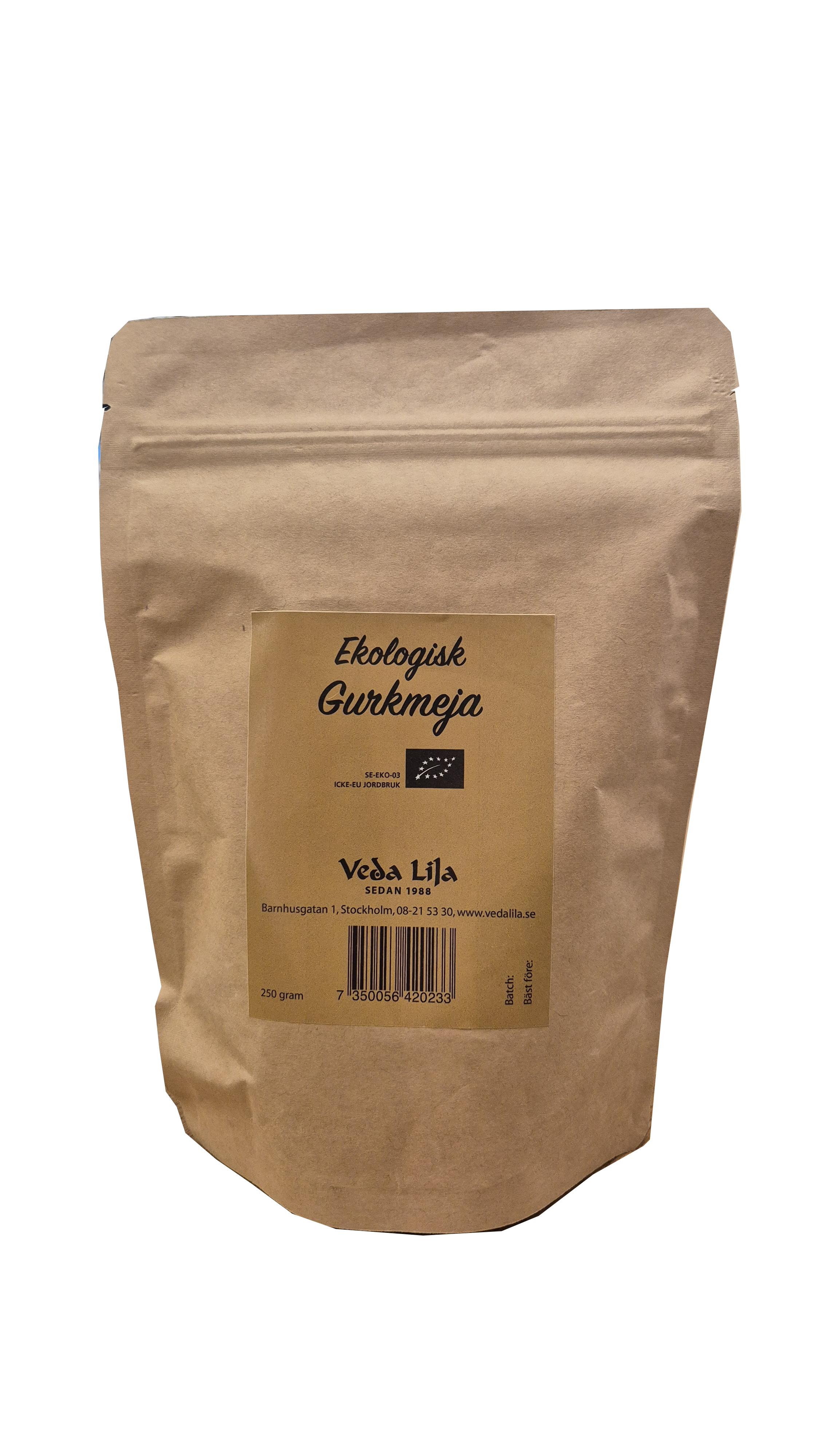 Gurkmeja 250g eko, Veda Lila